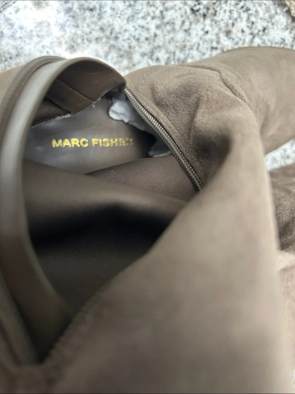 Marc Fisher Humor 2  Over the Knee Faux Suede Boots